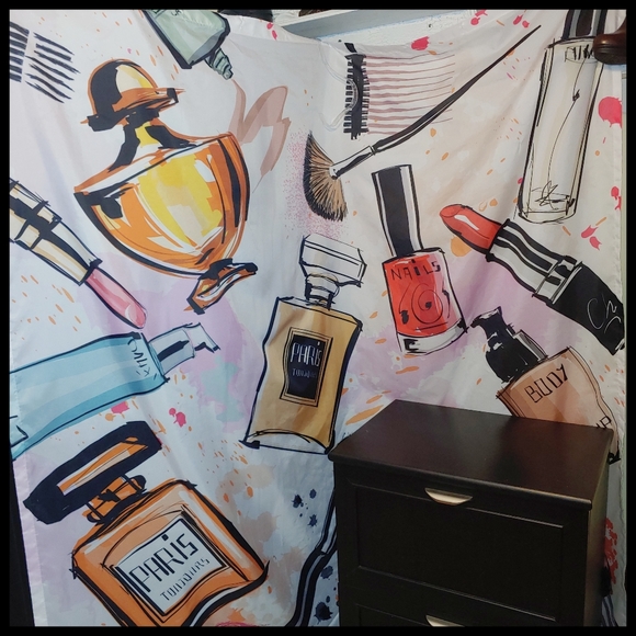 Other - Makeup and Perfume Theme Shower Curtain